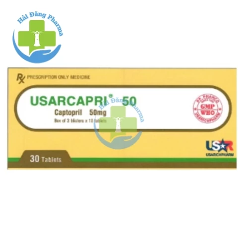 Usarcapri 50 - Captopril 50mg Usarichpharm