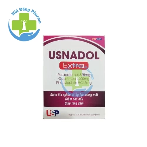 Usnadol extra - Hộp 3 vỉ x 10 viên