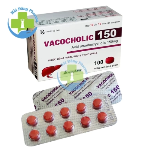 Vacocholic 150 - Acid ursodeoxycholic 150mg Vacopharm