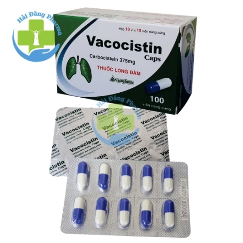 Vacocistin caps - Carbocistein 375mg Vacopharm