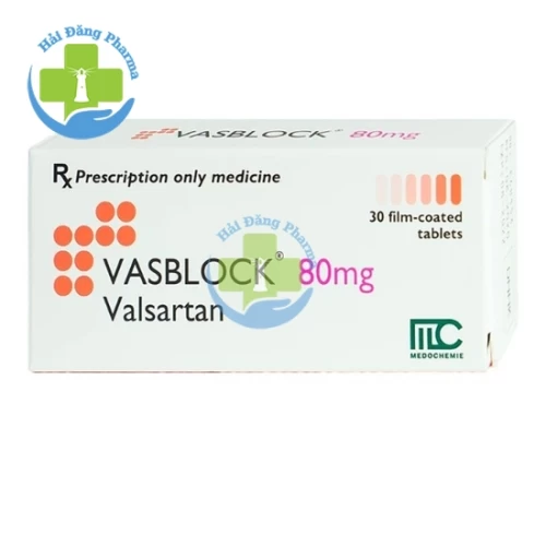 Vasblock 80mg - Valsartan Medochemie