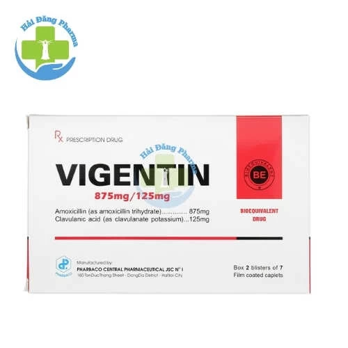 Vigentin 875mg/125mg Pharbaco