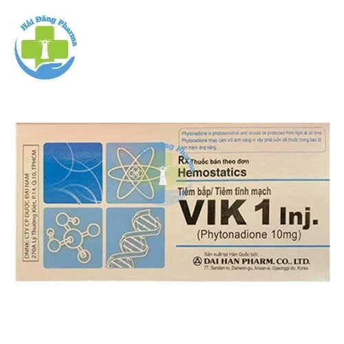 Vik 1 inj. - Phytonadione 10mg/1ml Dai Han Pharm