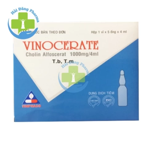 Vinocerate - Cholin alfoscerat 1000mg/4ml Vinphaco