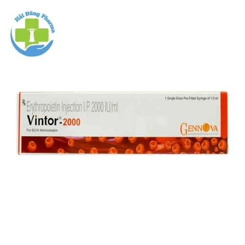 Vintor 2000 - Erythropoietin 2000IU/ml Gennova Bio