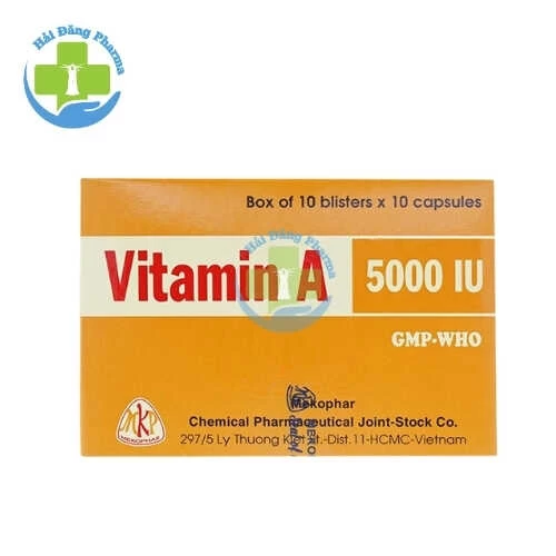 Vitamin A 5000 IU Mekophar