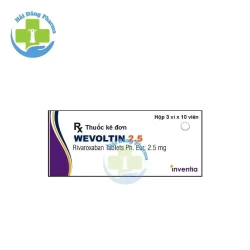Wevoltin 2.5 - Rivaroxaban Inventia Healthcare