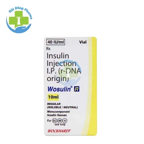 Wosulin-R - Insulin 40IU/ml Wockhardt