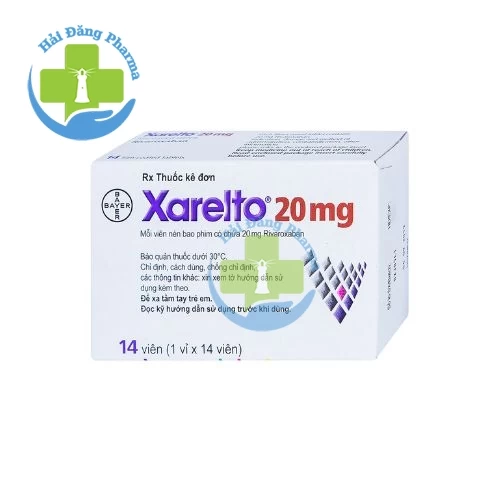 Xarelto 20mg - Rivaroxaban Bayer