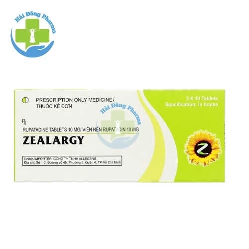 Zealargy - Rupatadin 10mg Cadila