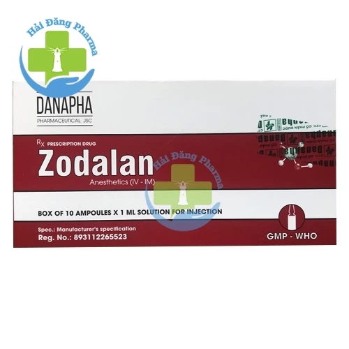 Zodalan - Midazolam 5mg/1ml Danapha