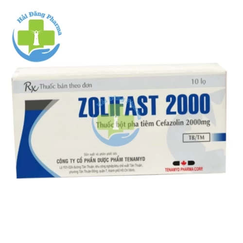 Zolifast 2000 - Cefazolin Tenamyd