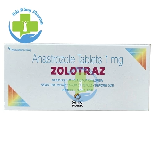 Zolotraz 1mg - Anastrozol 1mg Sun Pharmaceutical