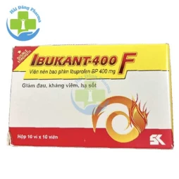 Ibukant-400F - Hộp 10 vỉ x 10 viên