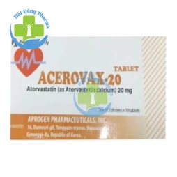 Acerovax-20 - Hộp 3 vỉ x 10 viên