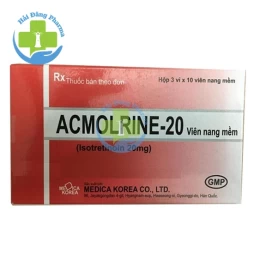 Acmolrine-20 - Isotretinoin 20mg Medica Korea