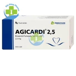 Agicardi 2,5 - Hộp 3 vỉ x 10 viên