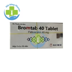 Bromtab 40 tablet - Febuxostat The Acme