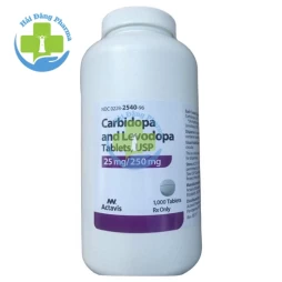 Carbidopa and Levodopa Tablets, USP 25mg/250mg Actavis