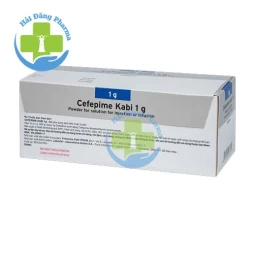 Cefepime kabi 1g - Hộp 10 lọ