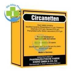 Circanetten - Hộp 4 vỉ x 20 viên