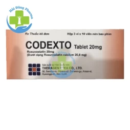 Codexto Tab - Rosuvastatin 20mg Theragen Etex