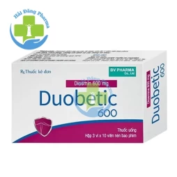 Duobetic 600 - Diosmin 600mg BV Pharma