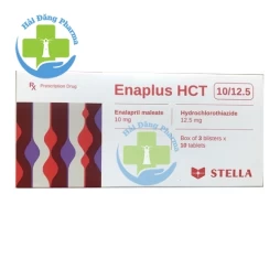 Enaplus hct 10/12.5 - Hộp 3 vỉ x 10 viên