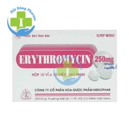 Erythromycin 250mg - Mekophar