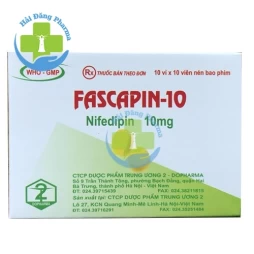 Fascapin 10 - Nifedipin 10 mg dopharma