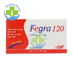 Fegra 120mg - Fexofenadine Pymepharco