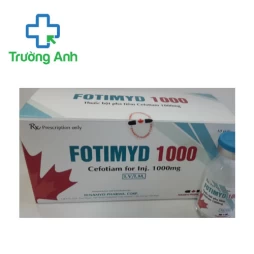 Fotimyd 1000 - Hộp 1 lọ kèm ống nước cất pha tiêm