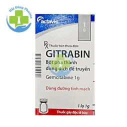 Gitrabin 1g - Gemcitabin Actavis