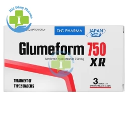 Glumeform 750 xr - Hộp 3 vỉ x 10 viên