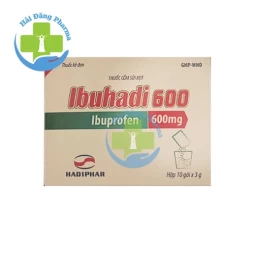 Ibuhadi 600 - Hộp 5 gói, 10 gói, 15 gói, 20 gói x 3g