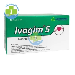 Ivagim 5 - Hộp 2 vỉ, 4 vỉ, 6 vỉ, 8 vỉ, 10 vỉ x 14 viên