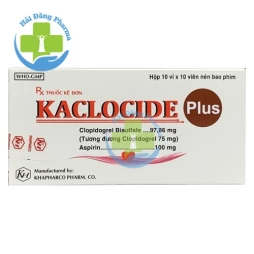 Kaclocide plus - Hộp 03 vỉ x 10 viên