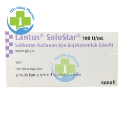 Lantus solostar 300IU/3ml - Hộp 5 bút tiêm x 3ml