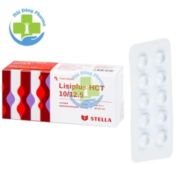 Lisiplus HCT 10/12.5 Stellapharm (hộp 30 viên)