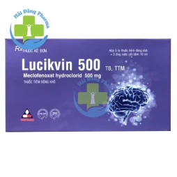 Lucikvin 500 - Hộp 1 lọ + 1 ống nước cất tiêm 10ml