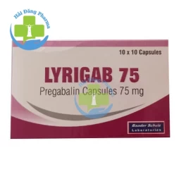 Lyrigab 75 - Hộp 2 vỉ x 10 viên