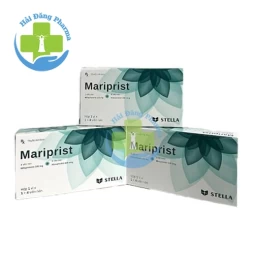 Mariprist - Hộp 1 vỉ gồm 1 viên mifepriston và 4 viên misoprostol