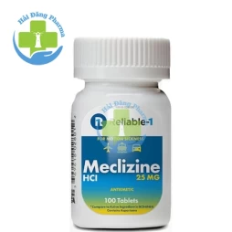 Meclizine HCL 25mg - Reliable-1 Lab