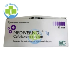 Medivernol 1g - Ceftriaxone Medochemie