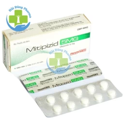 Mitipizid 5mg Hộp 3 vỉ x 10 viên