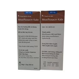 Moxifloxacin Kabi - Hộp 1 chai x 250ml