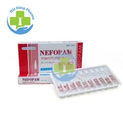 Nefopam medisol 20mg/2ml - Hộp 2 vỉ x 5 ống 2ml