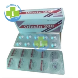 Ofoxin 200 - Hộp 10 vỉ x 10 viên