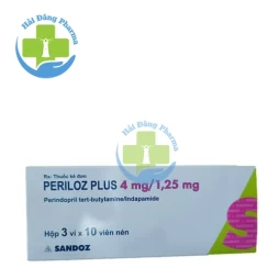 Periloz Plus 4mg/1,25mg - Hộp 3 vỉ x 10 viên