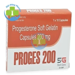 Proges 200 - Hộp 1 vỉ x 10 viên